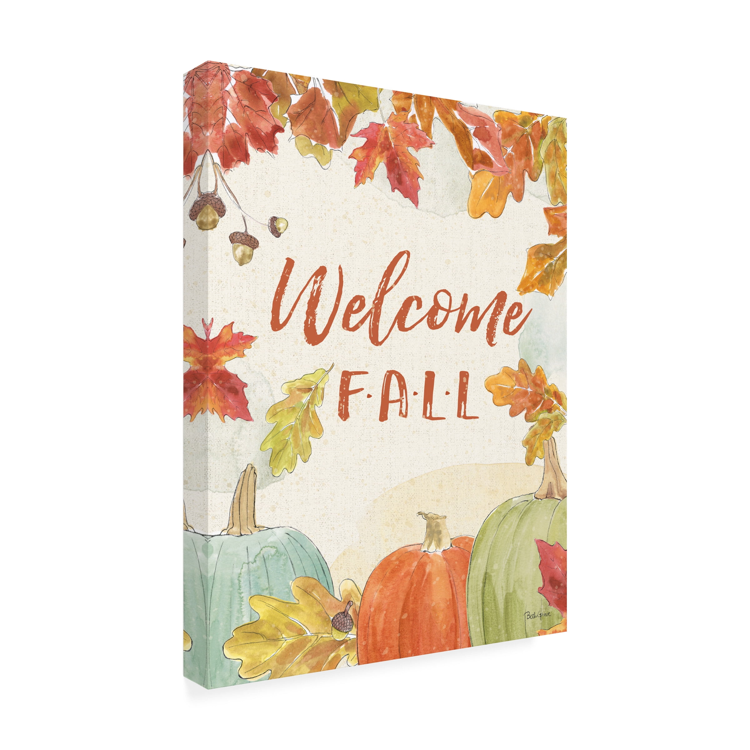 Beth Grove 'Falling For Fall VI' Canvas Art