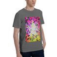 thumbnail image 2 of Bingfone Colorful Tie Dye Stained Glass 3 Men'S Loose Fit Short-Sleeve Pocket T-Shirt, 2 of 7