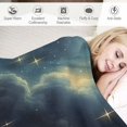 thumbnail image 3 of Chilfamy Stars Soft Cozy Printed Blanket & Throw for All Seasons Lightweight Bed Blanket 60x80in, 3 of 6
