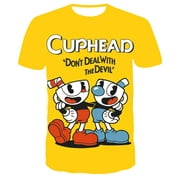 Cuphead Merch T-Shirt Summer For Women/Men Short Sleeve TShirt Casual Tee Streetwear Top