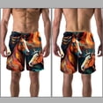thumbnail image 3 of luoweisi Men's Beach Shorts Quick Dry Swim Trunks with Mesh Lining Horse XL, 3 of 5