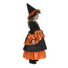 Just Pretend Kids JPEGR-PUM-WCH-06 Pumpkin Witch Fairy Hoop and Hat Costume - Medium, 6