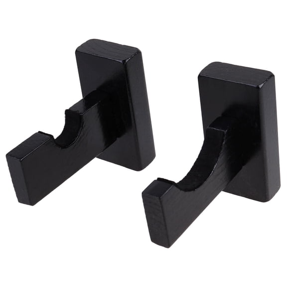 EXHUMKY Baseball Display Holder Baseball Bat Display Rack Bamboo 2Pack Black