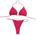 thumbnail image 4 of MKLEKYY Trajes De Baño Dama Women Bandeau Bandage Bikini Set Push-Up Brazilian Swimwear Beachwear Swimsuit, 4 of 5