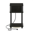 thumbnail image 6 of Pemberly Row 3-Tier Turn-N-Tube Open Storage End Table with USB Espresso/Black, 6 of 6