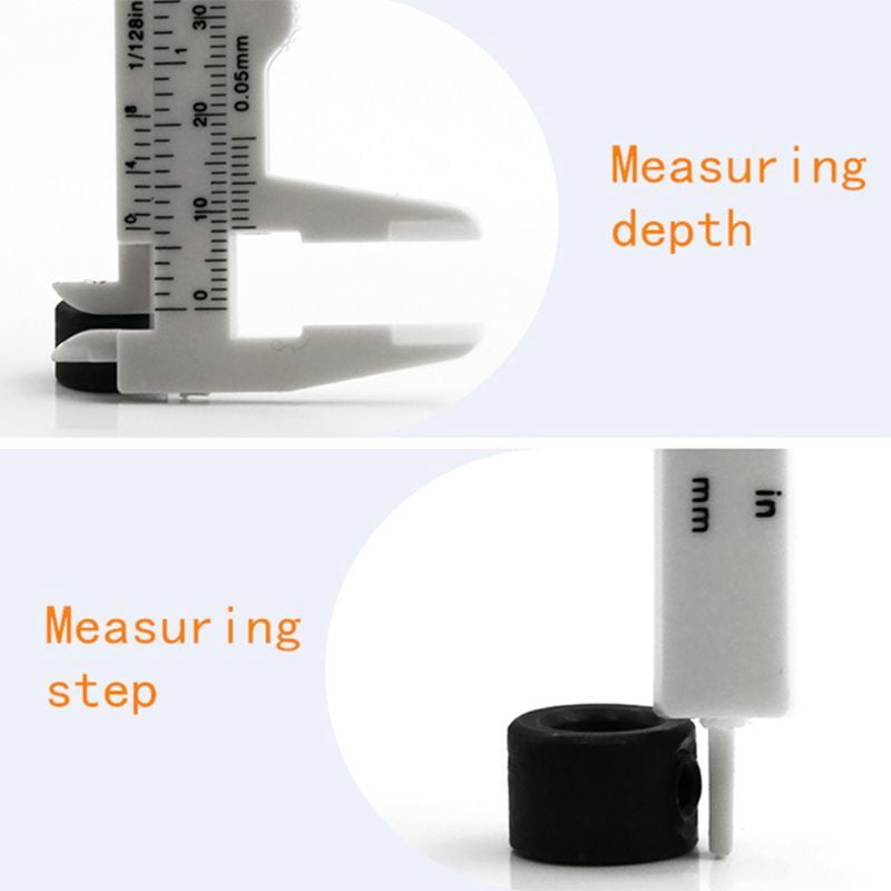Vernier-Caliper Stainless Steel-Caliper 0-80mm Measuring Tools Double Ruler Scale Vernier Caliper Measuring Student Tool