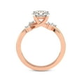 thumbnail image 4 of IGI Certified 4 Carat Radiant Shape Lab Grown Diamond Engagement Ring | 14K Rose Gold |Twisted Blossom Diamond Ring | FG-VS1-VS2 Quality Friendly Diamonds, 4 of 4