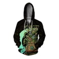 thumbnail image 3 of Ropa para hombre Sudadera con capucha y cremallera de otoño Sudadera con capucha con cara extraña Sudadera con estampado personalizado para hombre Ropa Y2k, 3 of 5