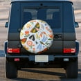 thumbnail image 3 of Kll Insects And Flowers Tire Cover,Universal Wheel Tire Cover For Trailer, Rv, Suv, Truck,Camper And Many Vehicle,(17 Inch), 3 of 7