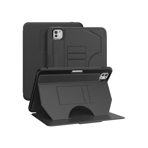 Case For iPad Pro 11 Inch M5 2025 M4 2024, Smart Magnetic Auto Sleep Shockproof Cover with Multi-Angles Stand, Pen Holder, Card Slot