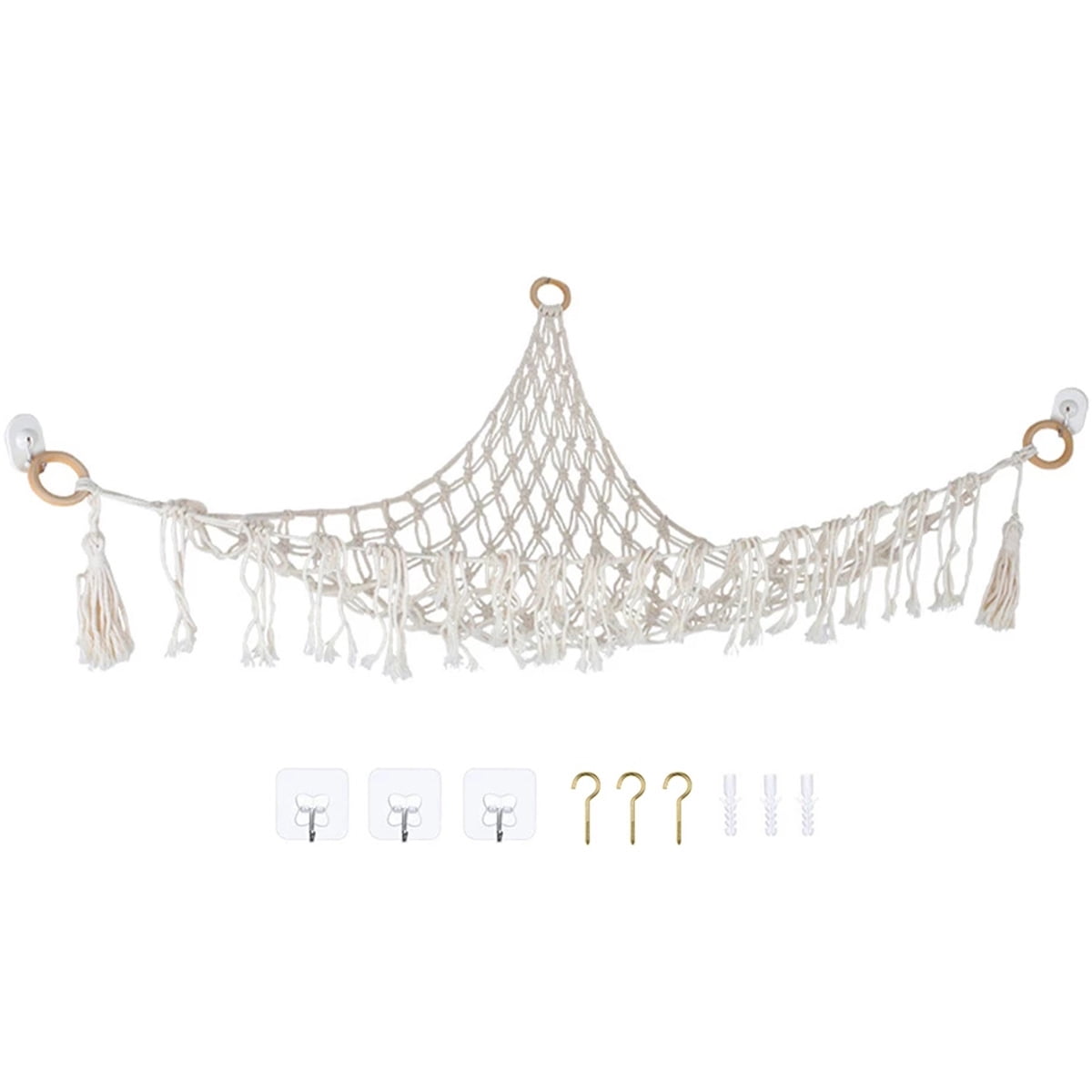 Eummy Hammock Net for Toy Storage 110X80CM Large Toy Hammock Handmade