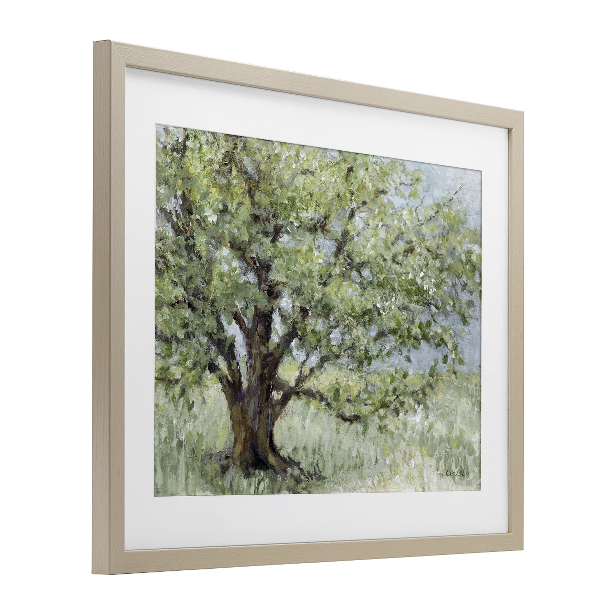 Stupell Industries Summer Oak Splendor Landscape Birch Framed Print Under Glass, design by Lanie Loreth