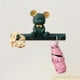 thumbnail image 5 of Perchero de pared con forma de oso, organizador de estatuas para puerta, baño, chaqueta y llaves verde, 5 of 8