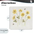thumbnail image 4 of Stupell Industries Cottage Sweet Honey Wildflowers Canvas Art, 17 x 17, by Beth Grove, 4 of 8