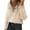 02-Complexion, variant on Womens Sweaters Fall Winter Clothes 2025 Long Sleeve Button Down Ruffle Crew Neck Casual Knitted Pullover Tops 01-Black L