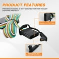 thumbnail image 3 of 4-Pin Trailer Wiring Harness for Toyota Sienna SE 2015-2020,Toyota Sienna 2011-2014, 3 of 7