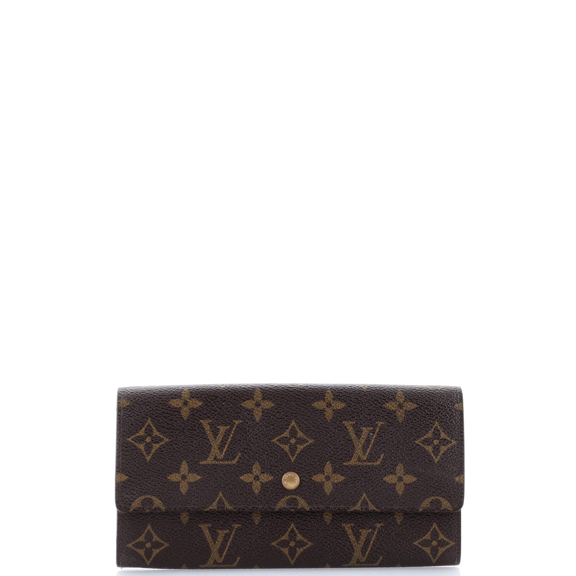 Pre-Owned Louis Vuitton Vintage Sarah Wallet Monogram Canvas By Rebag