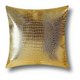 thumbnail image 1 of Pillowcase sofa home decor PU leather pillowcase color gold 45x45cm., 1 of 5