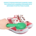 thumbnail image 2 of IDEANATEGRATE Household 1Pack Frog Shape Ergonomic Shoe Cleaning Brush With Soft Bristles 7.9x2.4x1.8in, 2 of 8