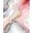 Pink White Gold, Pattern 13, variant on ODIKA 8'x10' Washable Area Rug Marble Gradient Abstract With Modern Gold Veined Border Accents for Dining Room, Large Office, Lounge, Non-Slip Chair-Friendly Mat