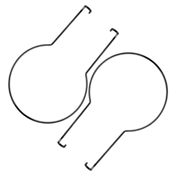 Hytrove Cowboy Hat Rack Silver Iron 2Pcs 13.4X8.9X2.7In For Truck Seat