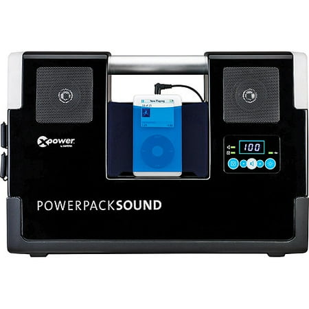 XPower Powerpack Sound Power Inverter w/ Speakers & iPod Jack