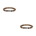 thumbnail image 2 of Justharion Unique Eye-catching Beaded Bracelets For Individual Style Easy Matching wooden beads 2Set, 2 of 6