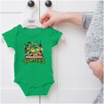 thumbnail image 5 of TMNT Retro Cartoon Save New York Romper Boys or Girls Infant Baby Brisco Brands 12M, 5 of 6