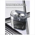 thumbnail image 1 of SJ-603 Portable Cool Transparent Double-Head Magnetic Floating Shaver, 1 of 5