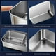 thumbnail image 5 of Caja de Almacenamiento de Acero Inoxidable para Refrigerador - Contenedor, Plateado MNFD, 5 of 7