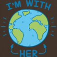 thumbnail image 3 of CafePress - I'm With Her Dark T Shirt - Men's Classic Graphic Cotton T-Shirt, 3 of 4