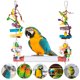 thumbnail image 2 of Juguetes Gigantes Para Columpio De Pájaros, Jaula Para Loros, Juguetes Para Morder, Bloque De Madera, Jaula Para Pájaros, Hamaca, Juguete Colgante Para Periquitos, Cacatúas O Loros Medianos Y Pájaros Muyoka Hogar, 2 of 7