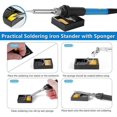 thumbnail image 2 of 60w Soldering Iron Kit Electric Welding Tool Tip Solder Station Paste Flux Wire, 2 of 5