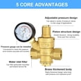 thumbnail image 4 of MANNYA Effective DN15 1/2 Inch Brass Pressure Regulating Solution for Plumbing Needs, 4 of 9