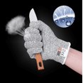 thumbnail image 3 of un par de guantes resistentes a cortes, guantes de jardín, guantes de trabajo, guantes de protección S - 20 cm ER, 3 of 5