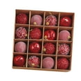thumbnail image 2 of 16 Pieces Christmas Tree Hanging Balls Ornaments Xmas Tree Decor for Birthday, 2 of 8
