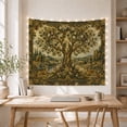 thumbnail image 5 of Resting Deer Beside a Winding River, Peaceful Vintage Art for Nature Lovers, Woodland Wall Art, Housewarming Gift, Tapestry Wall Hanging for Bedroom and Living Room, 5 of 7