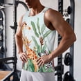 thumbnail image 5 of Picia Animals-1 Printed Men’s Performance Tank, Men's Workout Tank Top Moisture-Wicking Tank Top Muscle tee, Breathable Workout Shirt-X-Large, 5 of 7