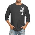 thumbnail image 4 of Birdeem Chemises pour Hommes Imprimé Col Rond Mode Décontractée Manches Courtes Blouses, 4 of 9