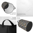 thumbnail image 2 of Balery Bulldog Print Cesta de ropa redonda con asas, impermeable, independiente, para ropa, juguetes, dormitorio y familia-Small, 2 of 6