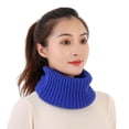 thumbnail image 1 of Reusable Scarf Women Winter Scarf Thick Knitted Warm Solid Color Windproof Elastic Anti-shrink Soft Lightweight Washable Neck Protection Heat, 1 of 8