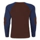thumbnail image 3 of Blusas y camisas de manga larga con cuello redondo para hombre, blusa informal de patchwork con botones y cuello redondo, sudadera con capucha para hombre, 3 of 5