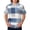 Sky Blue_006, variant on Scrub Tops Men Plaid Stripe Printed V Neck Short Sleeve Work Uniform Loose Fit Soft Comfy Medical Workwear with 3 Pockets Sky Blue 5XL
