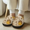 thumbnail image 4 of Whosucclay Slippers for Women Mens Winter Warm Memory Foam Cotton Home Slippers Soft Plush Fleece Slip on House Slippers for Girls Indoor Outdoor Shoes, 4 of 6