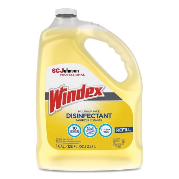 Windex Sc Johnson Multi-surface Disinfectant Cleaner, Citrus, 1 Gallon Bottle