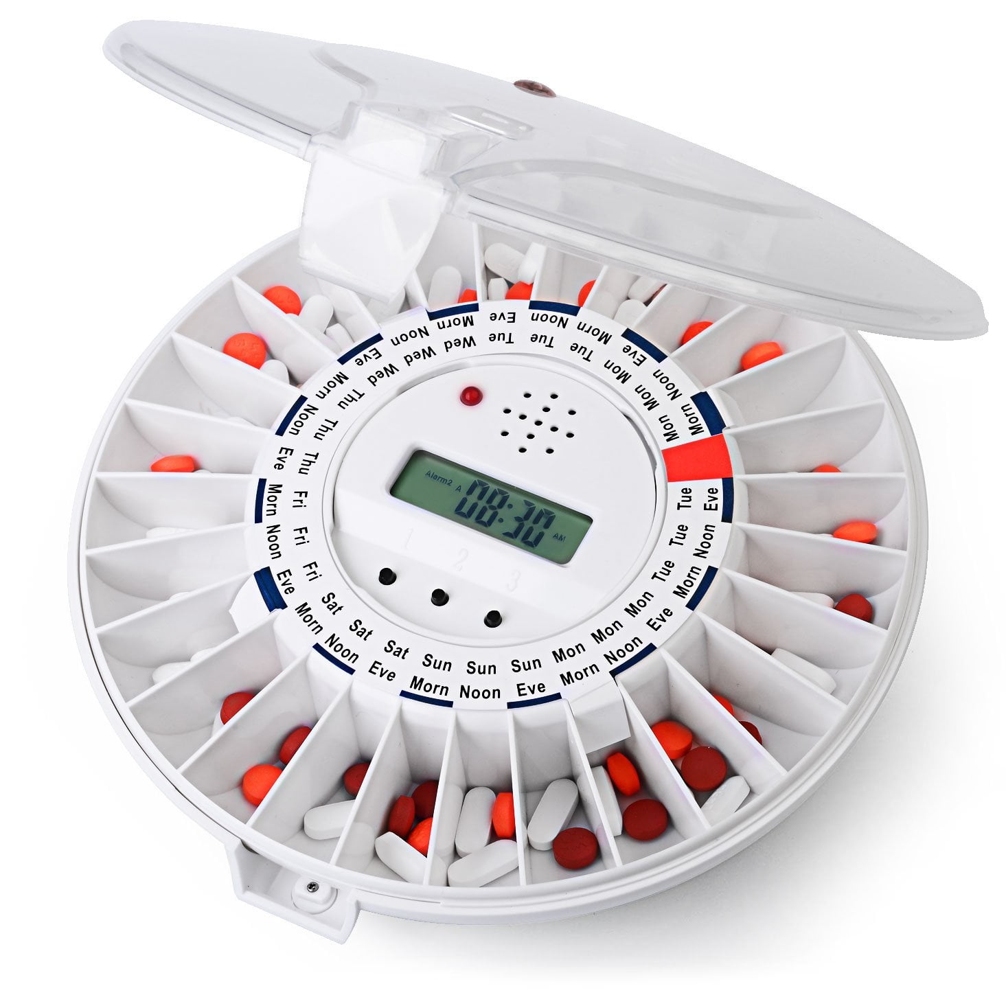 Kinsman Med-e-lert Automatic Pill Dispenser, Clear - Walmart.com