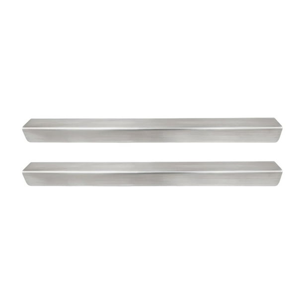 2 protectores de bordes para gabinetes y puertas de gabinetes con cintas adhesivas de acero inoxidable. 5842 cm