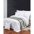 thumbnail image 3 of Xipuska Black Grey Striped Bed Runners for Queen Size Bed, Decorative Bed Throws for Foot of Bed, Farmhouse Vintage Stripe Bed Runner Sofa Throw Bedding Scarf Protector Slipcover for Bedroom/Hotel, 3 of 6