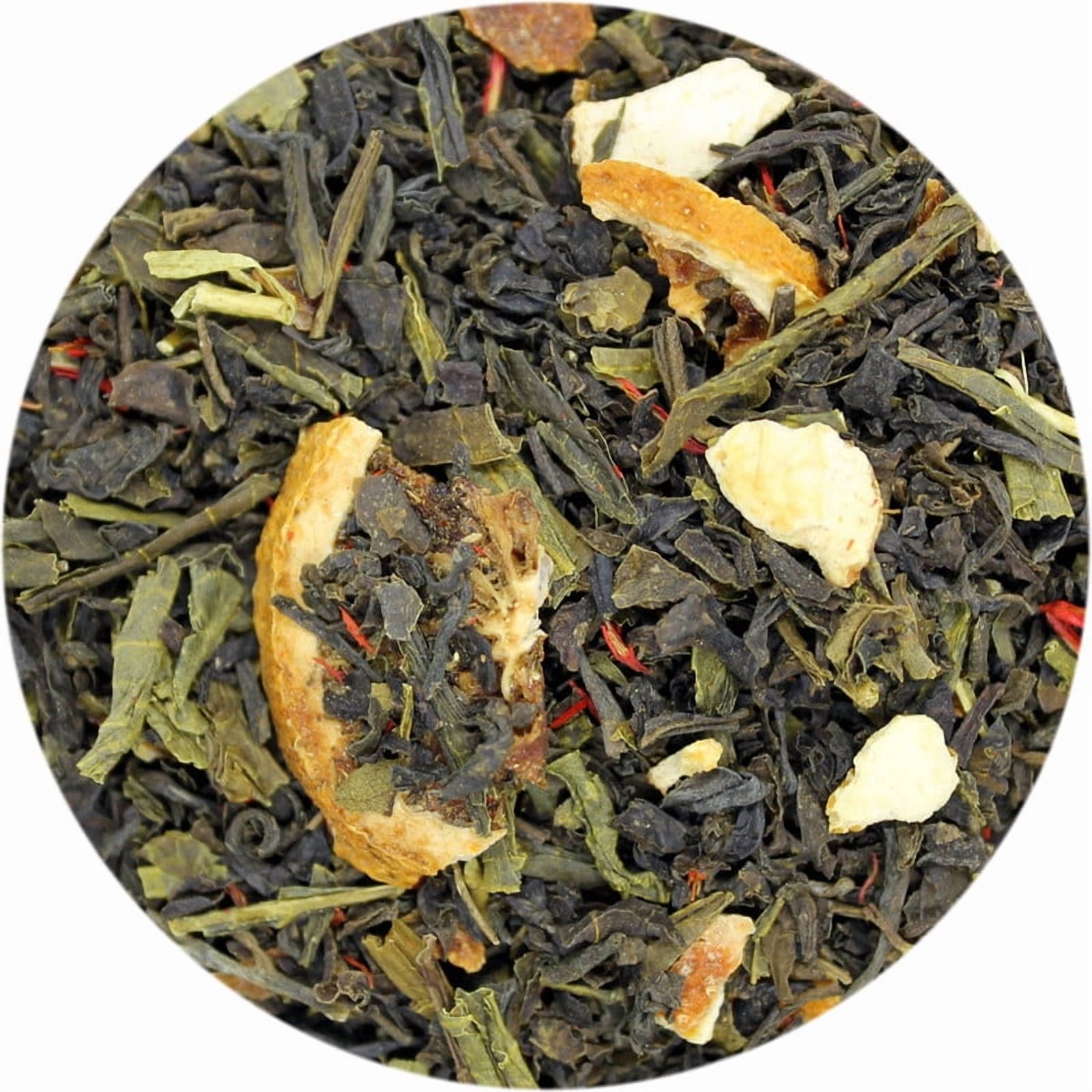 Special Tea Hermes Orange Loose Leaf Green Tea, Pyramid 15 Sachets