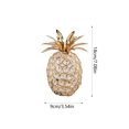 thumbnail image 3 of Decoraciones de Granos de Cristal Espumantes Decoran Piñas, Estatuas de Frutas Artificiales Nórdicas, Decoraciones de Mesa de Comedor de Navidad, Bodas Familiares, Fiestas, Festivales, 3 of 8